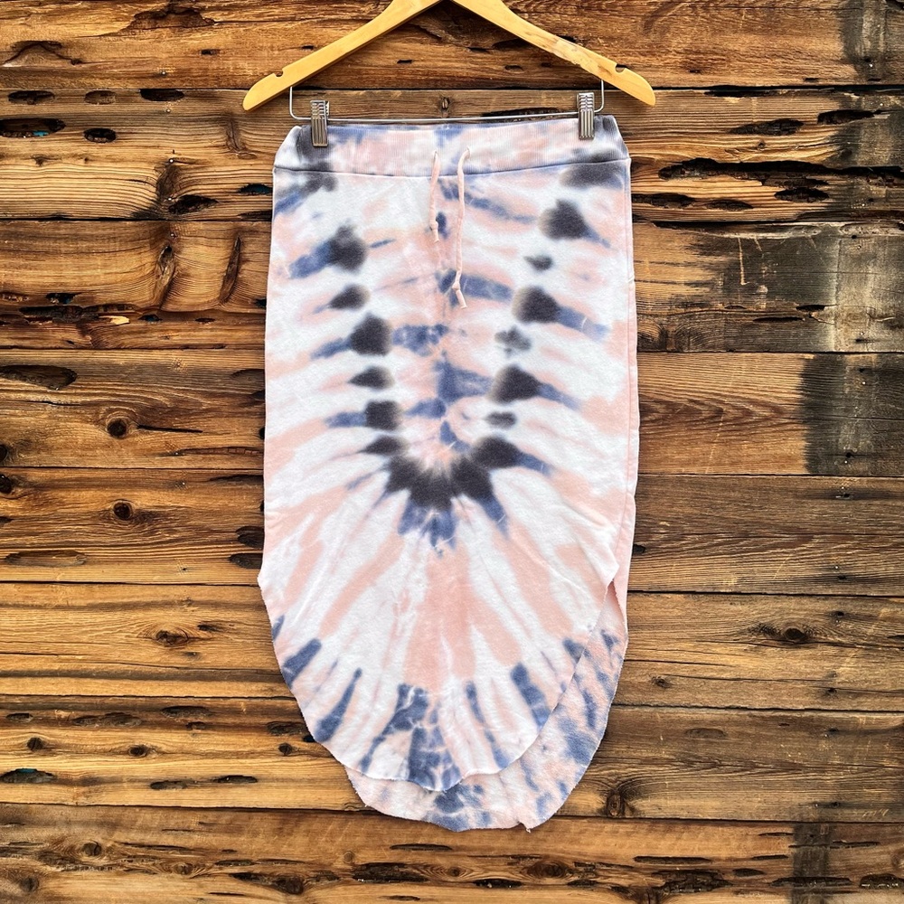 YOUNG FABULOUS & BROKE | Tie Dye Drawstring Skirt M